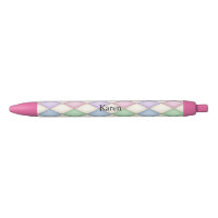Colourful Harlequin Diamond Check Personalized