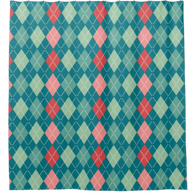 Colourful Harlequin Geometric Pattern (Front)