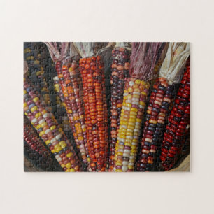 Colourful Harvest Corn Jigsaw Puzzle