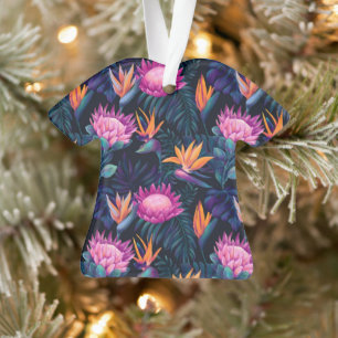 Colourful Hawaiian Flowers Ornament