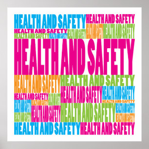 Colourful Health and Safety Poster