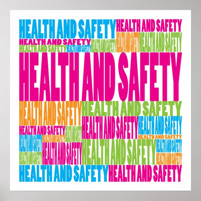 Colourful Health and Safety Poster (Front)
