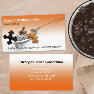 Colourful Healthy Life Professional Occupation Business Card