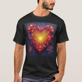 Colourful Heart Art Expressions T-Shirt