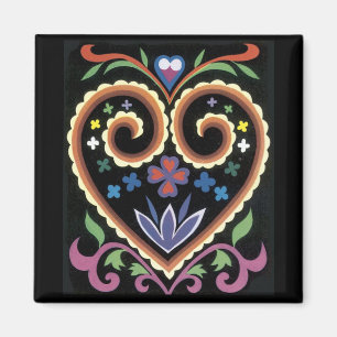 Colourful Heart - Magnet