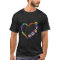 Colourful Heart Paw Print Dog Lovers
