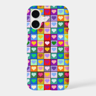 Colourful Heart Squares