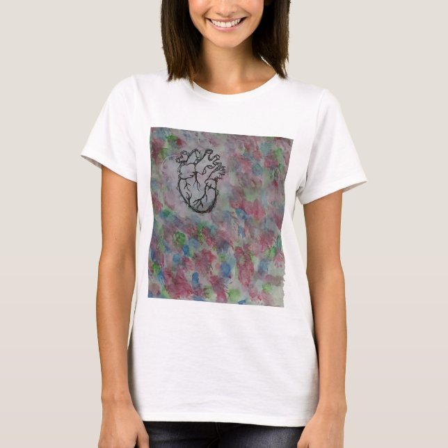 Colourful heart., T-Shirt (Front)