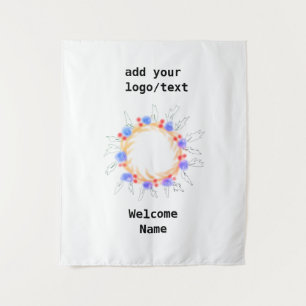 colourful  heart years happy wedding anniversary t tapestry