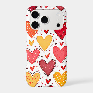 Colourful Heartfelt Love Pattern Design