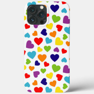 Colourful Hearts iPhone 13 Pro Max Case