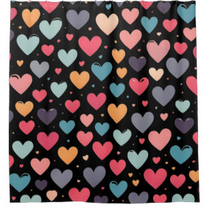 Colourful hearts valentine's day 
