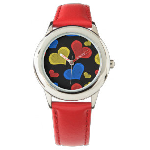Colourful Hearts Watch