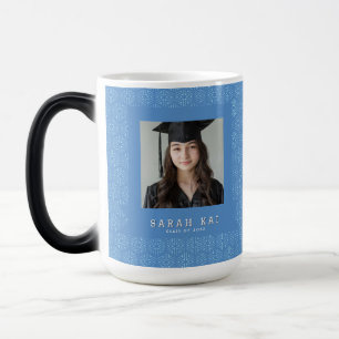 Colourful Hex Print Husband Graduation Gift Magic Mug
