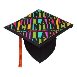 Colourful Hillary Clinton 2016 tassel topper