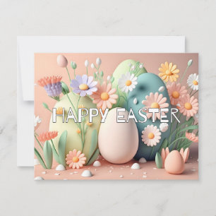 Colourful Holiday Easter Collage Card