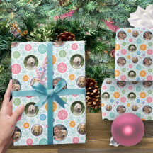 Colourful Holiday Snowflakes 3 Custom Photo