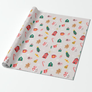 Colourful Holiday Wrapping Paper: Fun Winter Desig Paper