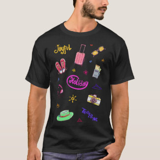 Colourful Holiday  Year - End Travel Insprirations T-Shirt
