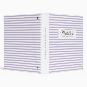 Colourful Homeschool Portfolio Binder