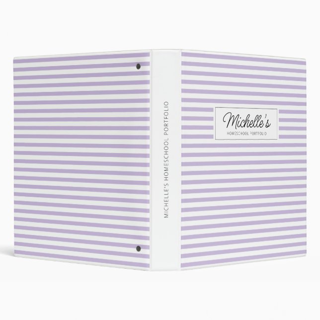 Colourful Homeschool Portfolio Binder (Background)