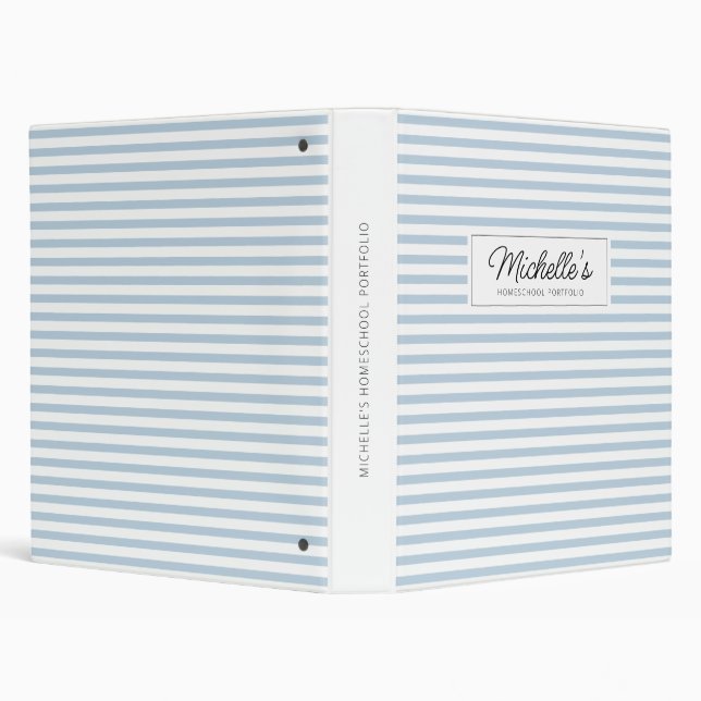 Colourful Homeschool Portfolio Binder (Background)