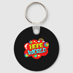 Colourful Hope World Keychain