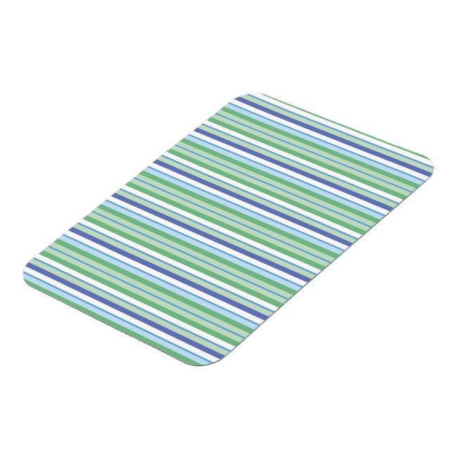 Colourful horizontal stripes magnet (Left Side)