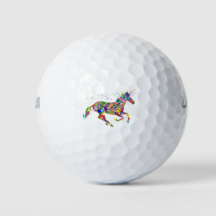 Colourful Horse Golf Balls
