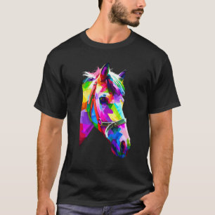 Colourful Horse Graphic 2 T-Shirt