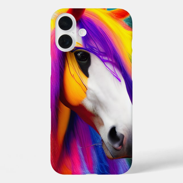 Colourful Horse https://www.zazzle.com/z/as9f7ecn? Case-Mate iPhone Case (Back)