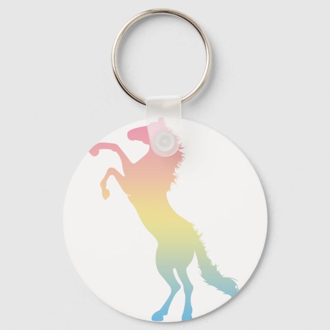 Colourful Horse Keychain (Front)