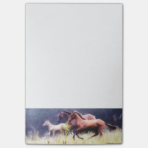 Colourful Horse Pattern Post-it Notes