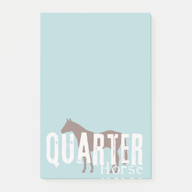 Colourful Horse Pattern Post-it Notes (Front)