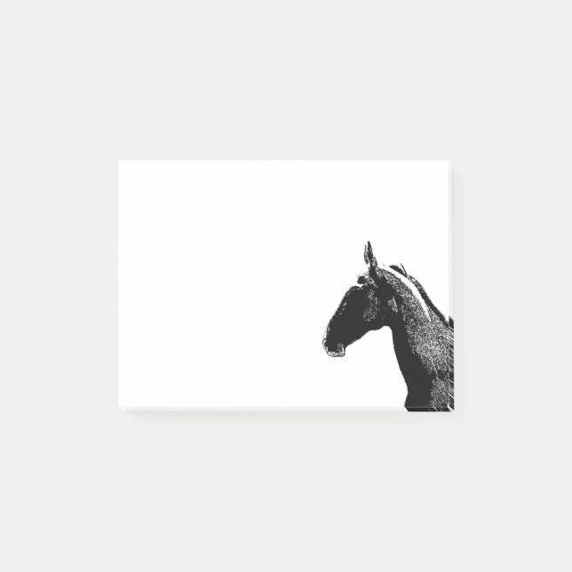 Colourful Horse Pattern Post-it Notes (Front)