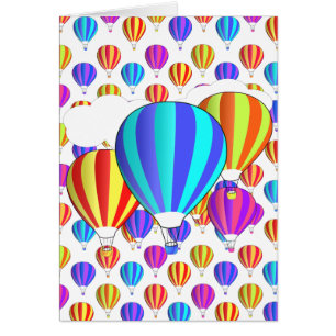Colourful Hot Air Balloon Pattern