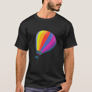 Colourful Hot Air Balloon Retro Balloons Festival T-Shirt