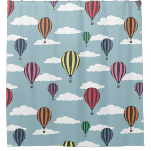 Colourful hot air balloons
