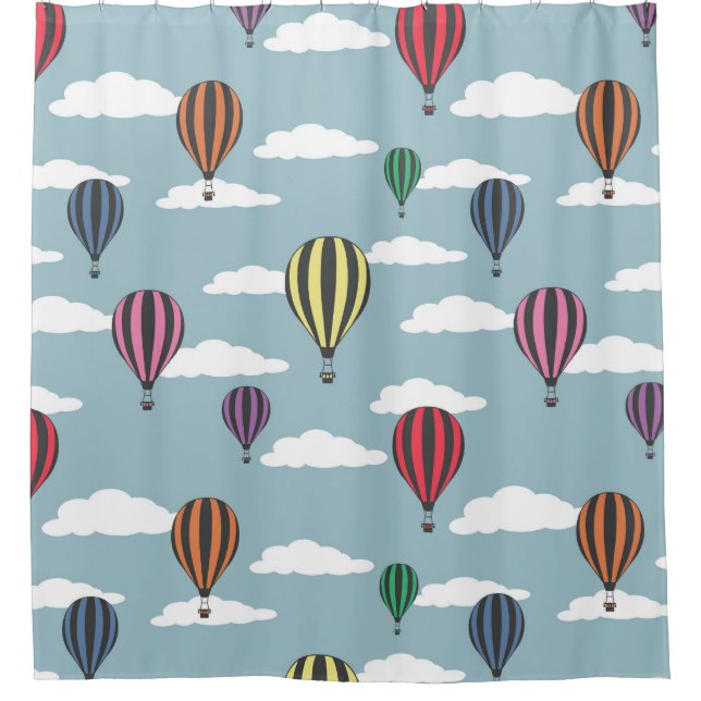 Colourful hot air balloons (Front)