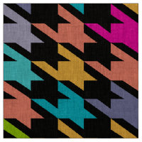 Colourful Houndstooth Seamless pattern