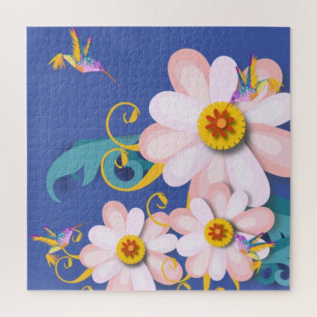 Colourful Humming Bird   Jigsaw Puzzle (Vertical)