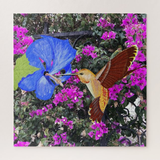 Colourful Hummingbird Jigsaw Puzzle (Vertical)