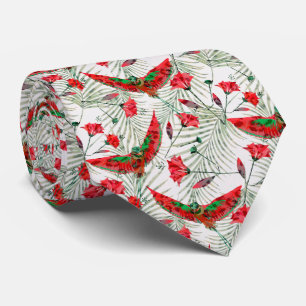 Colourful Hummingbird stylish Tie