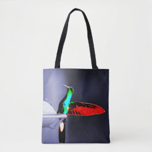 Colourful Hummingbird  Tote Bag
