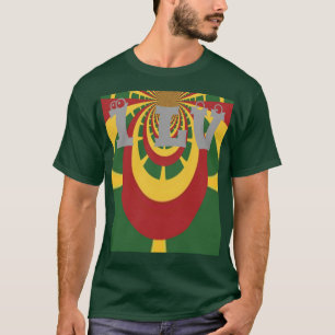 Colourful I Love Jamaica Rasta Colours T-Shirt