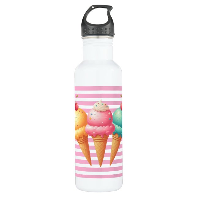 Colourful Ice cream 710 Ml Water Bottle (Front)