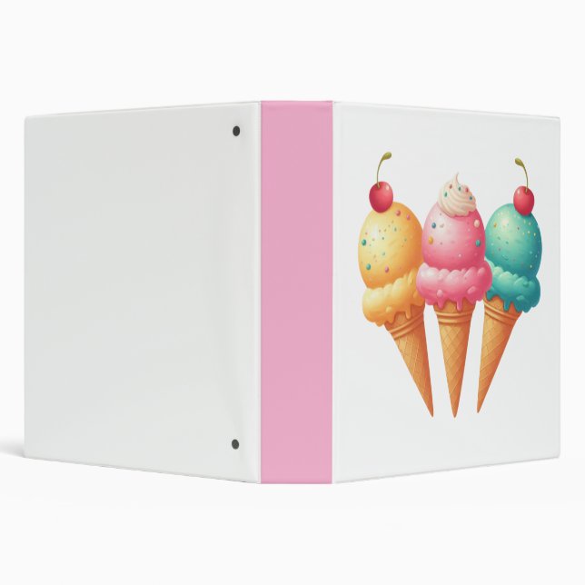 Colourful Ice cream Binder (Background)