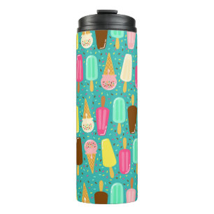 Colourful Ice Cream Pattern Summer  Thermal Tumbler