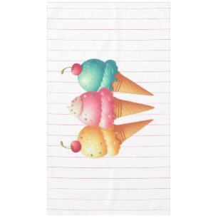 Colourful Ice cream Tablecloth