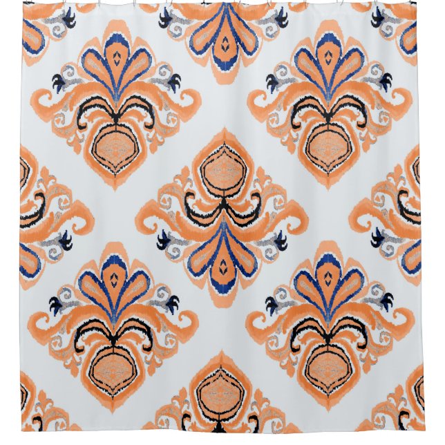 Colourful ikat pattern in vintage style. Elegant e (Front)